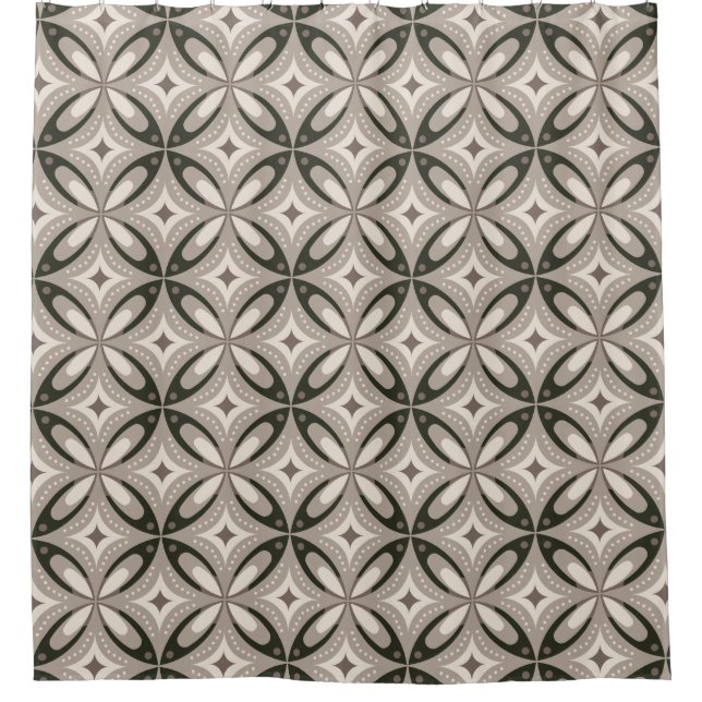 Beige and Brown Retro circular shapes (Front)