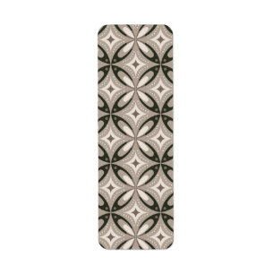 Beige and Brown Retro circular shapes