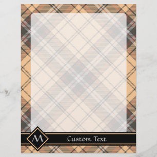 Beige and Brown Tartan