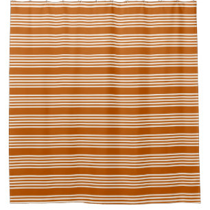 Beige and burnt orange five stripe pattern