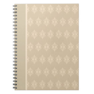 Beige and Cream Lace Notebook