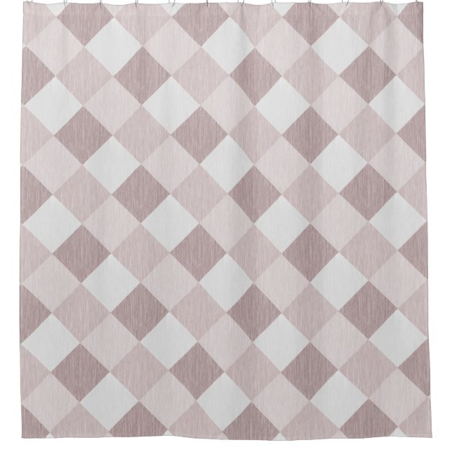 Beige and Grey Geometric Patchwork Pattern Oblique (Front)