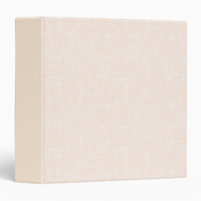 Beige and peach texture with white. binder (Front/Spine)