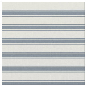 Beige and Slate Grey Coloured Lines Pattern Fabric