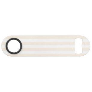 Beige and white candy stripes bar key