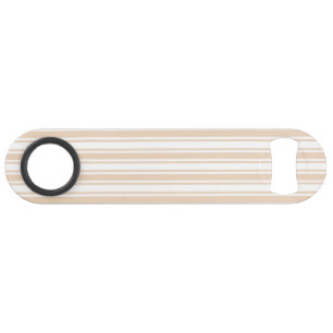 Beige and white candy stripes bar key