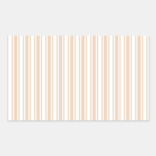 Beige and white candy stripes sticker