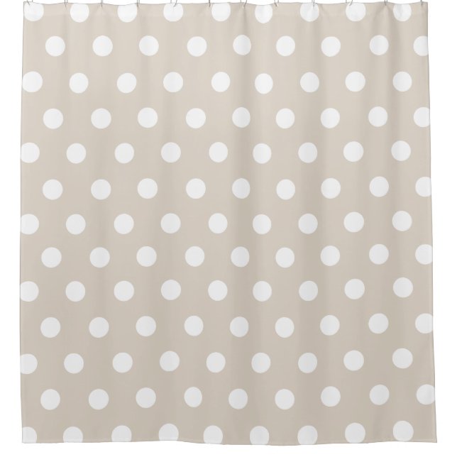 Beige and White Polka Dot pattern (Front)
