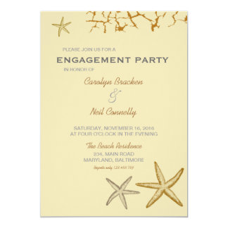 Beach Themed Engagement Party Invitations 9