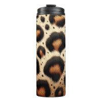Beige & Black Cheetah Fur Animal Print Spots