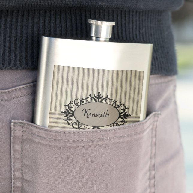 Beige Black Flask (In Situ)