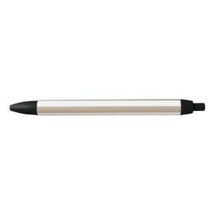 Beige black ink pen
