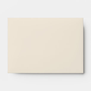 Beige Black Linen RSVP Envelopes