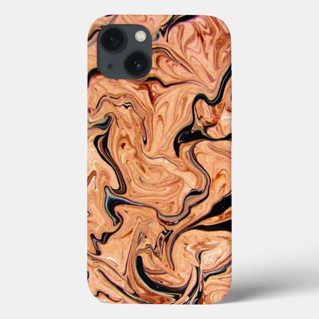 Beige Black Marble iPhone 6, Tough Xtreme Case-Mate iPhone Case (Back)