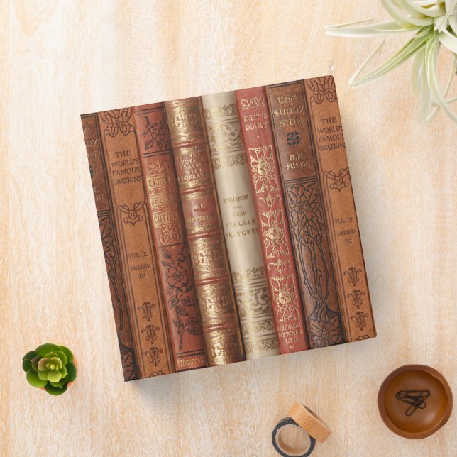 Beige Book Spines Binder (In Situ)