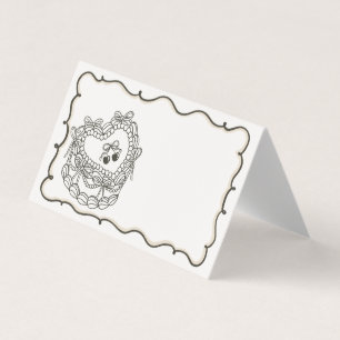 Beige Bow Coquette Gâteau Bachelorette Cartes de P