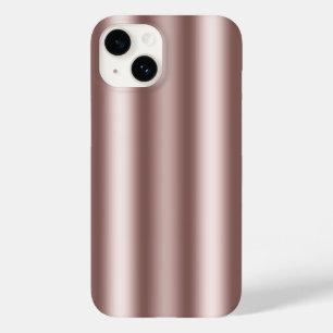 Beige Brown Blurred vertical stripes for curtain Case-Mate iPhone 14 Case