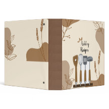 Beige brown personalized minimalist recipes 