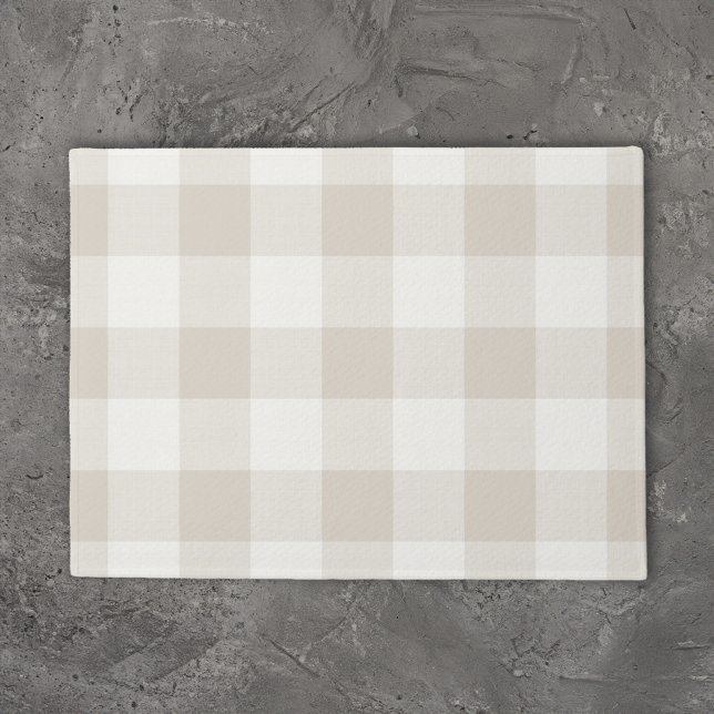 Beige Buffalo Check | Modern Farmhouse Doormat (Creator Uploaded)