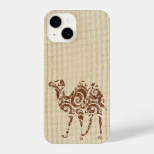Beige camel iPhone 14 case