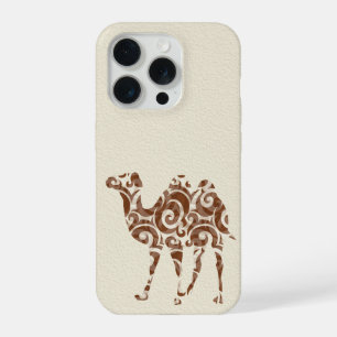 Beige camel iPhone 15 pro case