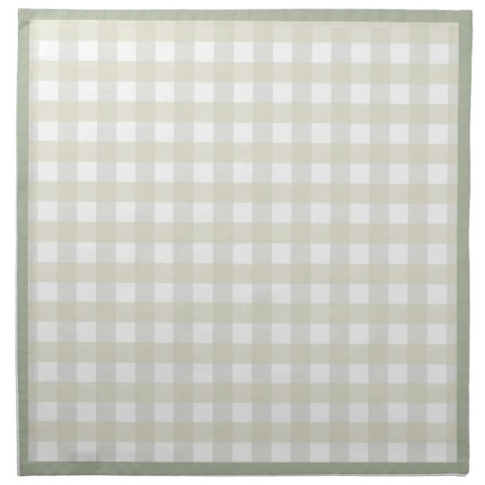 Beige chequered Cloth Napkins