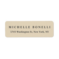 Beige Classical Plain Professional