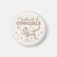Beige Cocktails and Cowgirls Bachelorette Favours