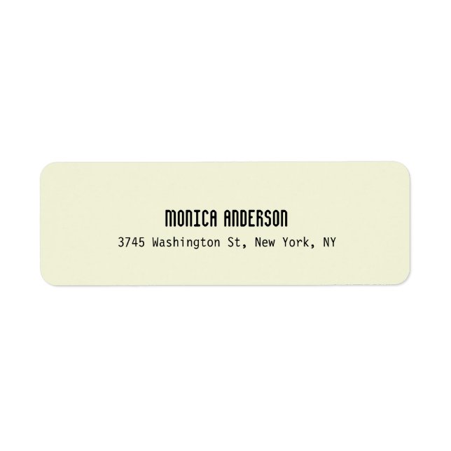 Beige Color Modern Simple Professional  (Front)