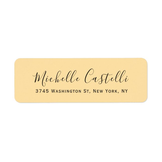 Beige Color Professional Unique Handwriting (Devant)