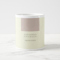 Beige Colour White Trendy Minimalist