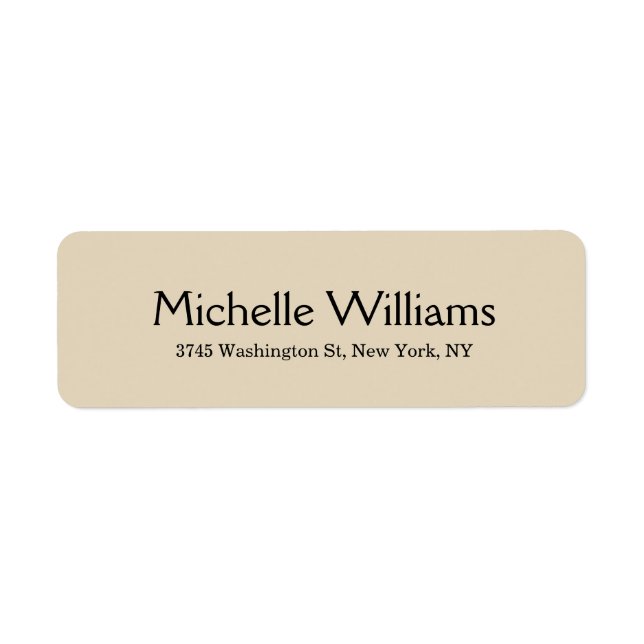 Beige Creative Minimaliste Professionnel Moderne (Devant)