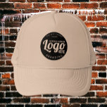 Beige Custom Logo Business Company Employee Staff Trucker Hat<br><div class="desc">Feel free to personalize and customize this beige custom logo business company employee staff trucker hat. Edit options are available.</div>