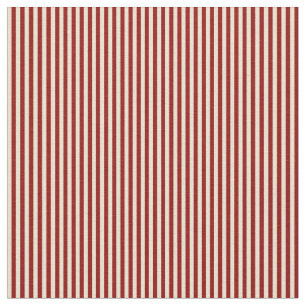 Beige & Dark Red Coloured Pattern Fabric