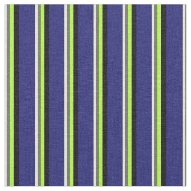 Beige, Dim Grey, Light Green, Black, Midnight Blue Fabric (Close Up)