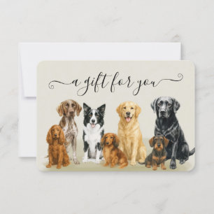 Beige Dog Grooming Pet Vet Boarding Certificate