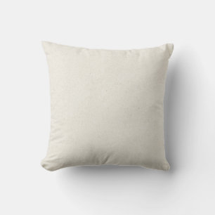 Beige Ecru Solid Pillow