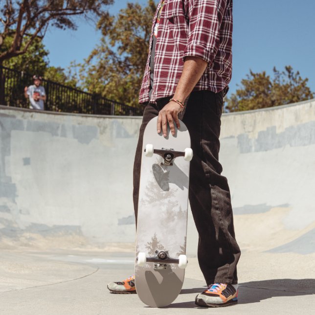Beige Forest Dream 1 #art #travel Skateboard (Outdoor 2)