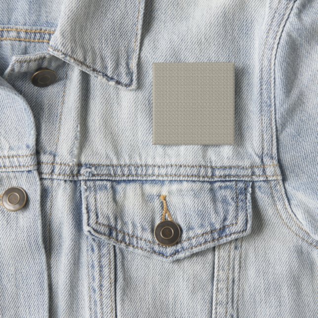 Beige Geometric Pattern Fabric & Wallpaper 2 Inch Square Button (In Situ)