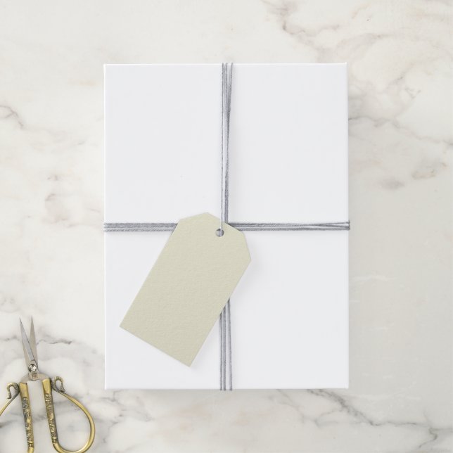 Beige Gift Tags (With Twine)