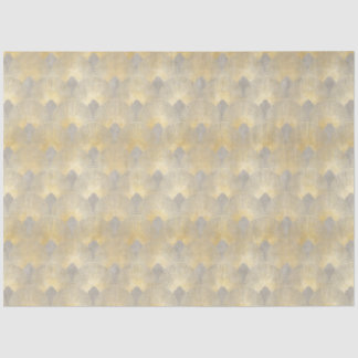 Beige gold, fan pattern,Art Deco, vintage pattern, Tissue Paper