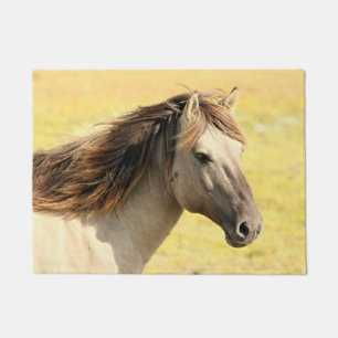 Beige Horse Profile Doormat