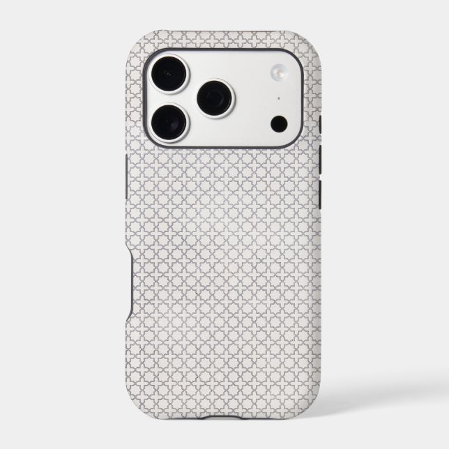 Beige Islamic geometric pattern (Back)