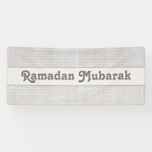 Beige Islamic geometric pattern Banner