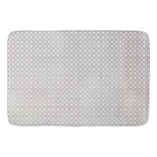 Beige Islamic geometric pattern Bath Mat