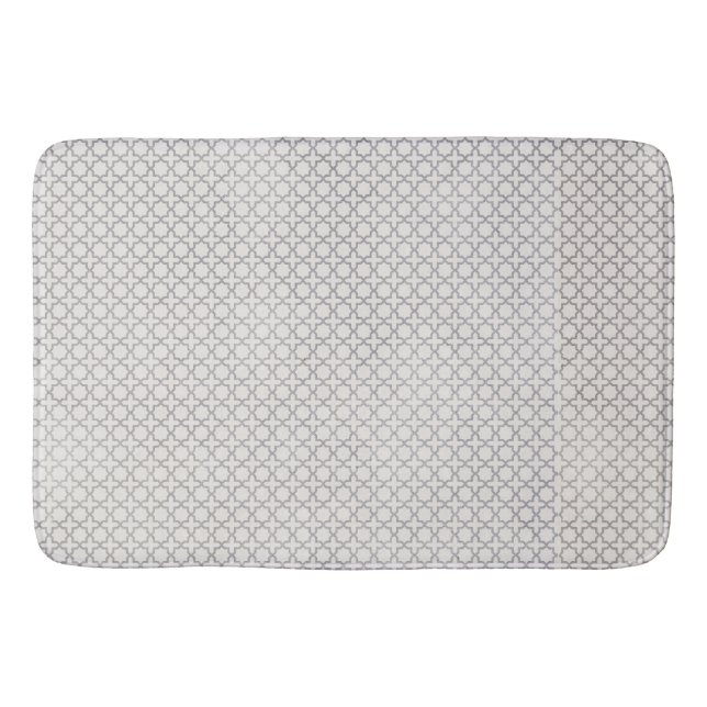 Beige Islamic geometric pattern Bath Mat (Front)