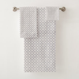 Beige Islamic geometric pattern Bath Towel Set