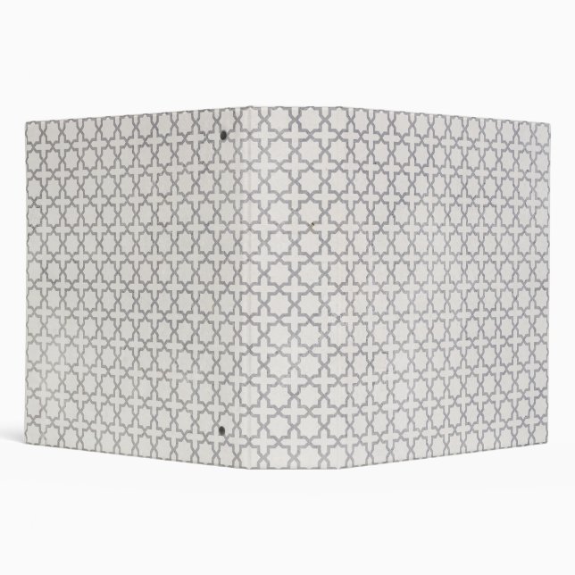 Beige Islamic geometric pattern Binder (Background)