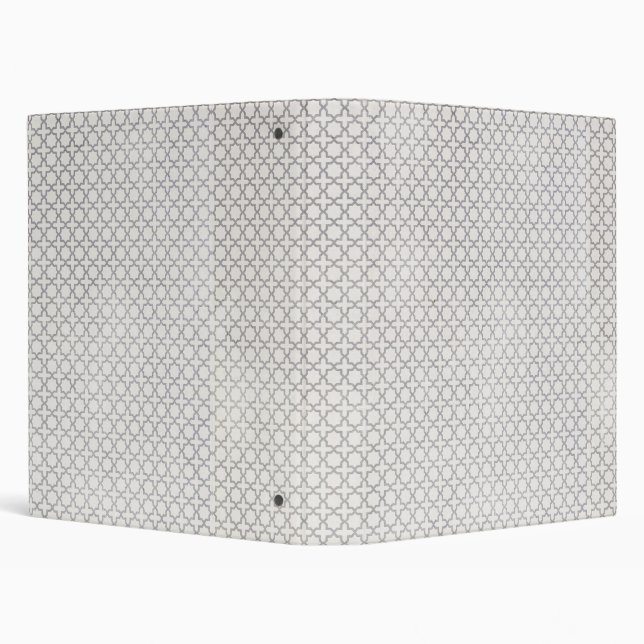 Beige Islamic geometric pattern Binder (Background)