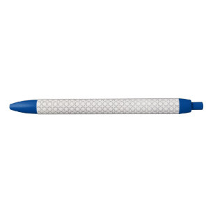 Beige Islamic geometric pattern Black Ink Pen
